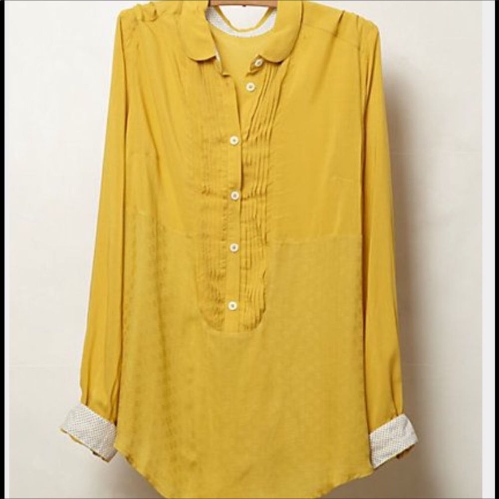 Anthropologie Anni Button Down Blouse